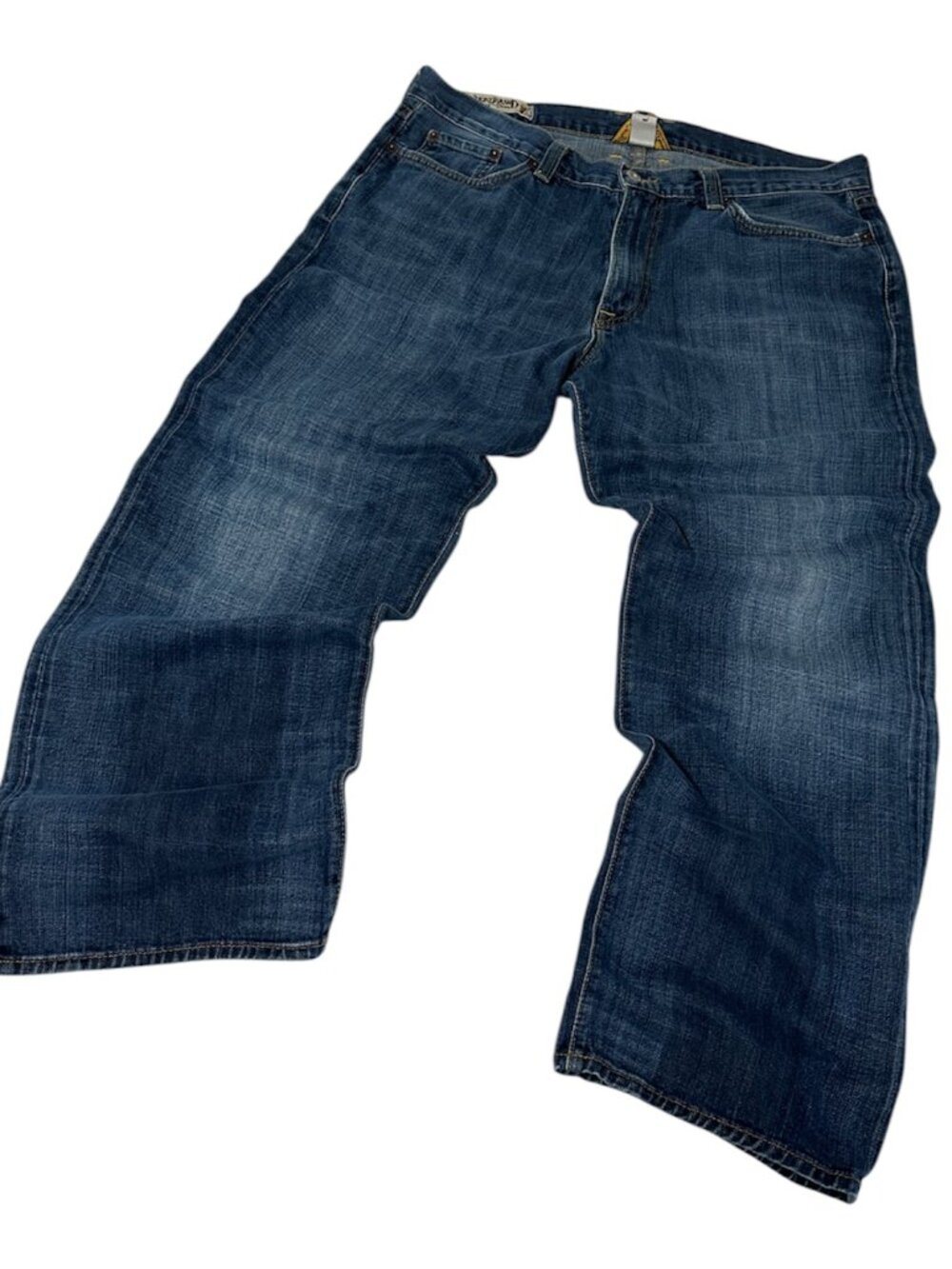 Lucky Brand Jeans by Gene Montesano Mens VINTAGE Straight Size 36 S 7M 10305 Y2K